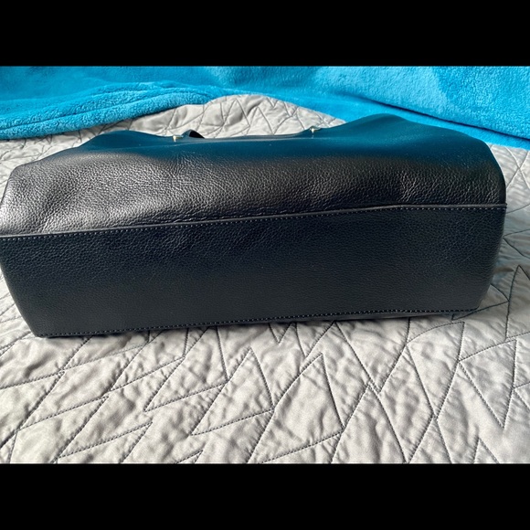 KARL LAGERFELD PARIS tote satchel handbag black Pre-owned in excellent shape - Picture 5 of 7